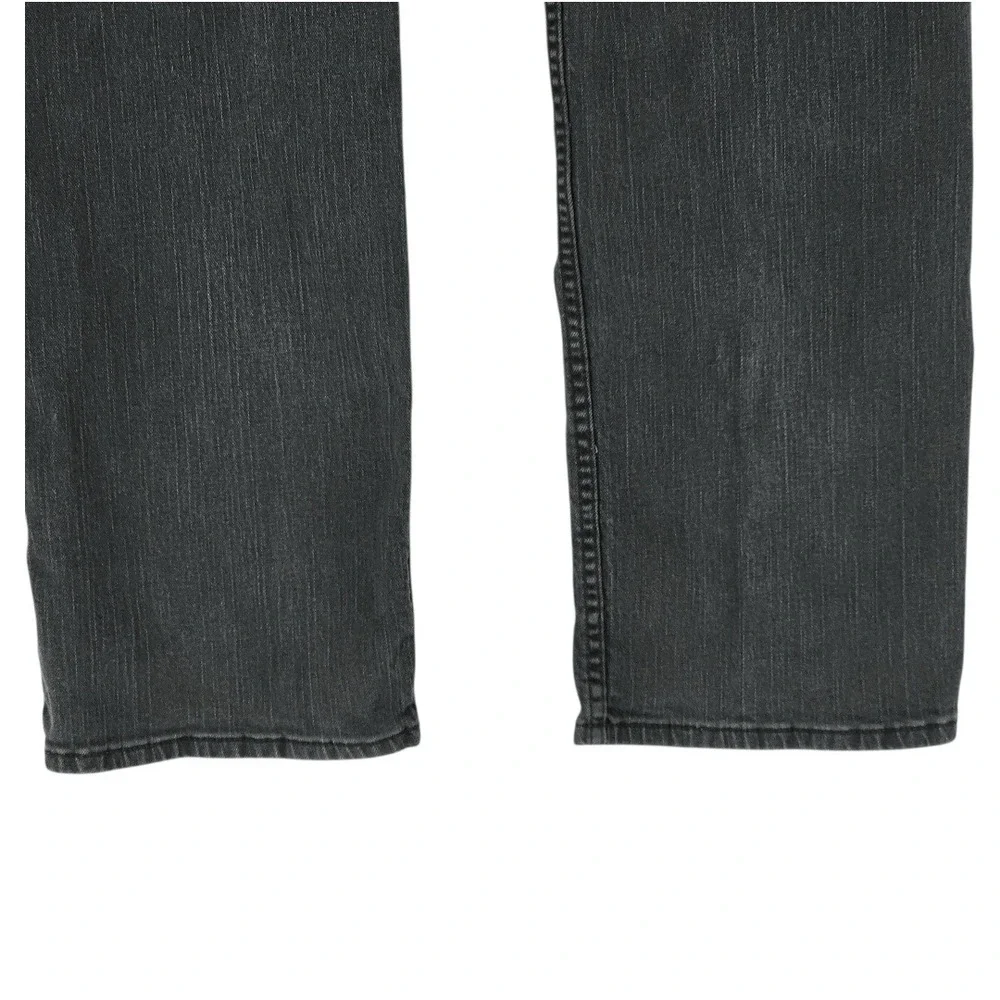 Vtg Levis 569 Loose Straight Jeans 36x36(34x34) Men Black Denim Faded Streetwear